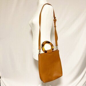 Anthropologie Lucite Handled Tote Bag